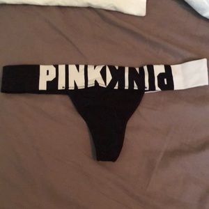 Pink Victoria’s Secret thongs